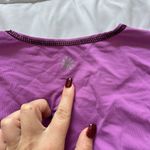 Athleta Womens Purple Summer Shade Rash Guard Swim Long Sleeve Womens XS Pocket Photo 8