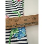 IBKUL Dress Size L Blue White Stripe Floral Mesh Sleeve Golf Fish Beach UPF Size L Photo 12