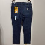 Carhartt Womens  Rugged Flex Relaxed Fit Jean Size 14T NWT Photo 1