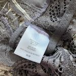 Lace Bralette in Dark Gray Size M Photo 3
