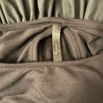 Shelly Black Long Sleeve Peplum Bubble Top Size M Photo 3