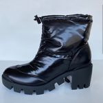 Schutz NIB  JOSEANE NYLON ANKLE BOOTIE IN BLACK SZ 11 Photo 2