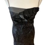 Vintage Formal Dress 6 Y2K Silk Elie Tahari Gown Holiday Party Special Occasion Black Photo 6