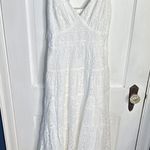 Abercrombie & Fitch  White Eyelet Maxi Dress W1393 Sz XS Photo 4