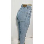 Topshop Premium Mom Jeans High Rise High Waisted Light Wash Denim Blue 32 x 32 Photo 10