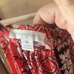 London Times FINAL MARKDOWN  Coral and Black Floral Midi Dress 14 Photo 2