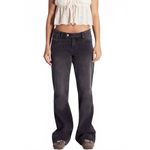 PacSun Jade Low Rise Bootcut Jeans Button Tab Black NWT Size 30 Photo 4