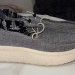 Hey Dude  Gray and Black women’s Loafers size w9 Photo 0