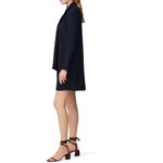 Tibi  Rent the Runway Navy Tie Neck silk Shift Dress sz 2 Photo 1