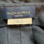 Piazza Sempione  Quiet Luxury Monia Black Virgin Wool Pant IT 38 US 2 Preppy Photo 4