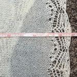 Rubbish EUC Cream Lightweight Knit Racerback Crochet Hem Tank Sz XS Photo 8