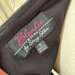 Blondie Nites Vintage 90s  Caged Back Cosmic Sparkle BodyCon Cocktail HoCo Dress Photo 9