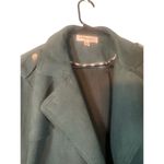 Philosophy Green Faux Suede Leather Moto Biker Opened Front Jacket Women Sz XL Photo 2