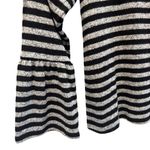 Lucky Brand soft Black and Gray Striped Sweater Photo 7