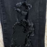 American Eagle  Women's Hi-Rise Jegging Black Destroyed Size 6 Photo 4