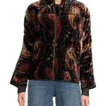 Johnny Was New Dolman Quilted Jacket $480, Sezanz Size XL Velvet Paisley Boho Photo 0