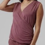 Athleta Breezy Wrap Tank Top in Tawny Rose Photo 0