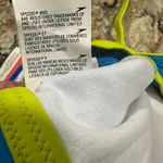 Speedo Blue and Yellow Swimwear women’s XL New Bikini Top Racerback Photo 8