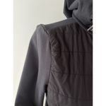 Athleta Cozier Jacket Size Medium Black Puffer Hoodie Insulated PrimaLoft 350839 Photo 9