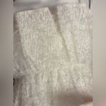 ZARA  White Fringe Crop Top Size Medium. E52 Photo 8