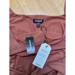 EXPRESS Body Contour Wrap Front Tie Waist Midi Dress With Built-In Shapewear M Photo 4