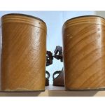 Vintage Stephane Kelian Brown Leather And Wood Platform Wedge Sandals Sz 9.5 Photo 14