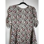 A loves A   Floral Rose Dress with Puffy Sleeves Size Medium Photo 4