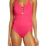 La Blanca Laddered Mio One Piece Swimsuit in Ginger 2 NWT Photo 0