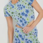 PacSun Floral Crop Top Photo 1