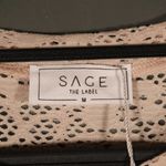 Sage The Label NWT  Cream Blouse Size Medium Photo 2