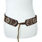 J.Crew  embroidered leather boho wester tassel belt Photo 1