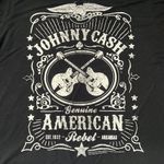 Johnny Cash Graphic TShirt Black Size Large Photo 0