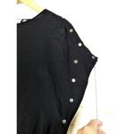 Aritzia Aamito Snap Dress Womens S Black Rayon Mini Wilfred Free Rock Lagenlook Photo 6