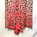 BANJUL Boutique Ringing Me Blue Animal Printed Halter Maxi Dress L Photo 6