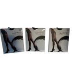 Natori  Leopard Mix Sheer Tights Black Size Small S NT S05438 3 pack Photo 1