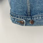Hard Rock Cafe  Singapore Medium‎ Wash Blue Denim Button Front Jacket Photo 9
