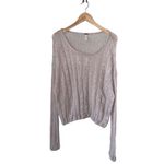 Free People Angel Soft Wool Blend Pullover Sweater in Frappuccino Combo/Blush Pi Photo 5