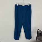 Alfred Dunner Petite Alfred Dunner 3 Piece SET Size 10 Petite Faux Blue Suede Jacket Top Pull On Pants Photo 1