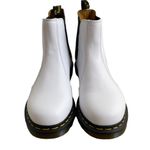 Dr. Martens  2976 Chelsea Boots Women’s Size 9 White Leather Pull-on Street Style Photo 4