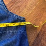 Vintage Studio Ease Denim Jumper Dress Size 16 Sleeveless 90s Cottagecore Blue Photo 2