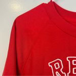 Old Navy NWT  'Real Good' Red Pullover Unisex Sweatshirt Size Small Photo 3
