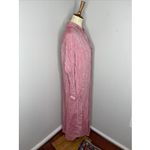 Frank & Eileen  Rory Lived-in Linen Maxi Shirtdress Red Pink Size L Photo 4
