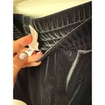 Mossimo Supply Co Mossimo Y2K Shorts Women's Medium Black Velvet Short Shorts Pull On Elastic Photo 4