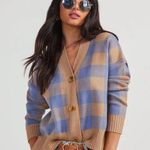 VICI  Plaid Cardigan Photo 0
