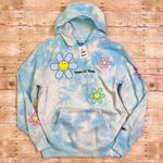 Samii Ryan NWT BSR by x Smiley Happy Lil Thang Tie Dye Floral Hoodie Photo 3