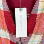 Anthropologie NEW Akemi + Kin Lucie Red Plaid Flannel Tunic Dress Women's Sze XS Photo 7