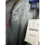 J.Crew  Donegal Mini Check Three Button Wool Cashmere Blazer Jacket Size 8 Grey Photo 5