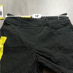 Hilary Radley Black & White Polka Dot Print High Rise Knee Length Shorts Sz S Photo 4