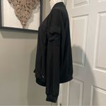 DKNY  Sport Women's Zip-Front Cargo Jacket Black Size XL Windbreaker Side Pocket Photo 3