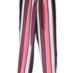 EXPRESS  Womens Pants Ankle High Rise Sz 0 R Striped Trousers Funky chic outfit Photo 1